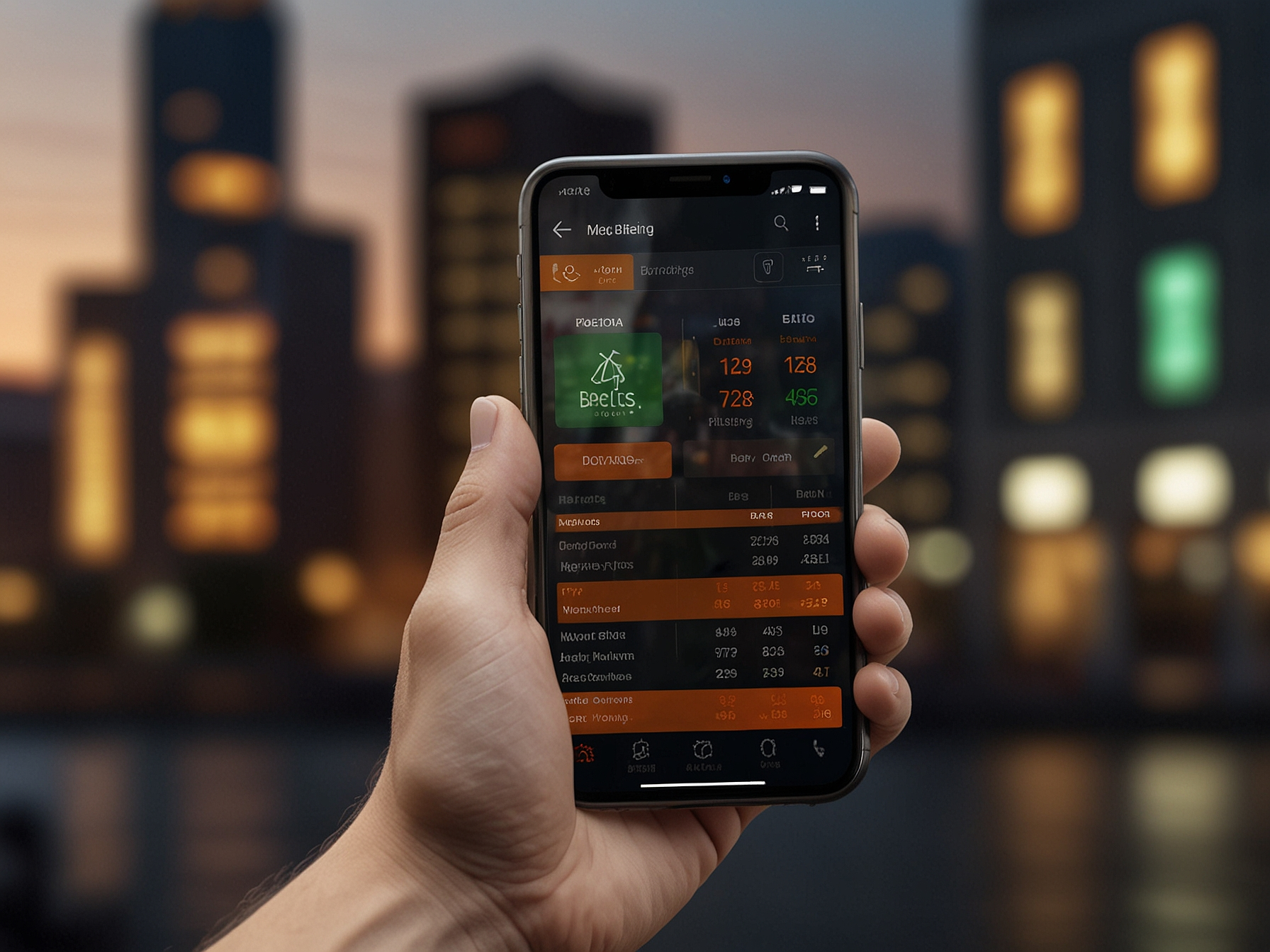 Mobile web interface on smartphone