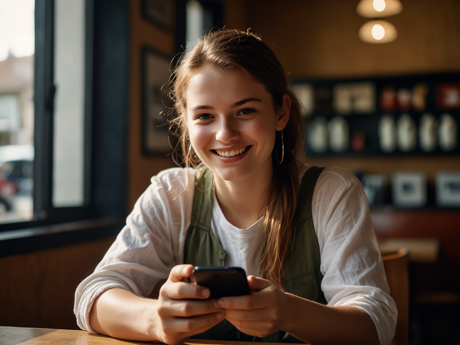 User signing up on mobile